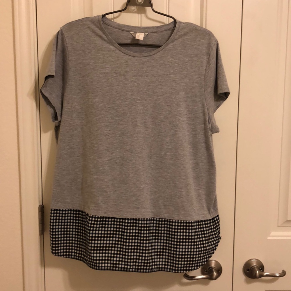 H&M Gingham Tee